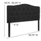 Flash Furniture Full Cambridge, Headboard, Black Fabric HG-HB1708-F-BK-GG - alternate 7